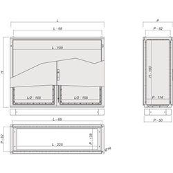 ARM MONO OR 1000X1600X400 PORTA -