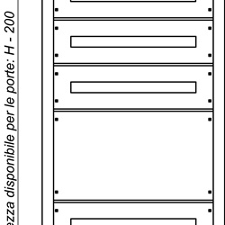 PANNELLO COMP. DISTR. LARGH.600 (2PZ.)