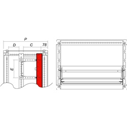 MONTANTI X PANNELLO MOD.(2PZ.)