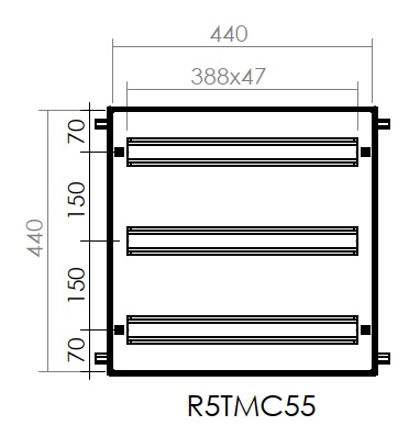 TELAIO 26 MODULI X 3