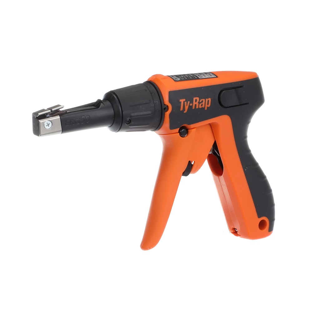 Tirafascette ergonomico nylon 18-50 lb larghezza 0,094-0,184 pollici per installazioni elettriche