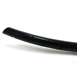 Spiralina protezione cavi diametro 10 mm lunghezza 10 m polietilene nero resistente UV per impianti elettrici