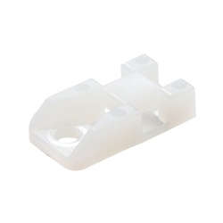 Base montaggio in nylon PA6.6 compatta 13x24mm per applicazioni elettriche professionali fissaggio viti VITEM4