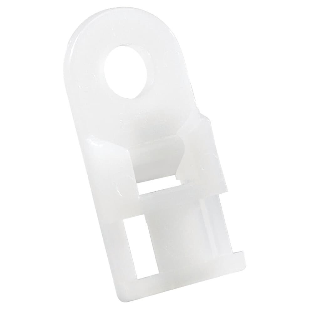 Base montaggio 2 vie nylon PA6.6 resistente termico 10x23 mm impianti elettrici