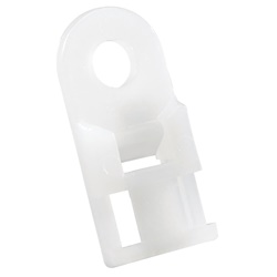 Base montaggio 2 vie nylon PA6.6 resistente termico 10x23 mm impianti elettrici