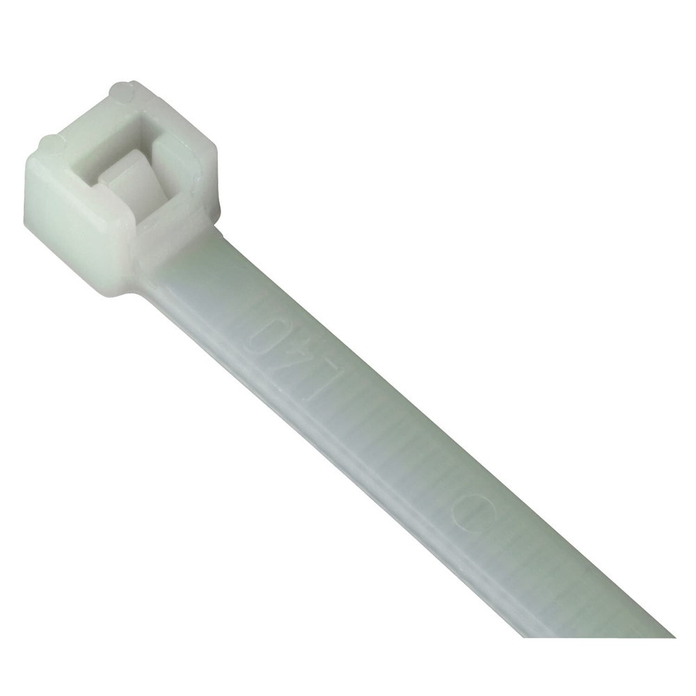 Fascetta fermacavi nylon 200mm 4,5mm resistente fiamma 50lb uso elettrico