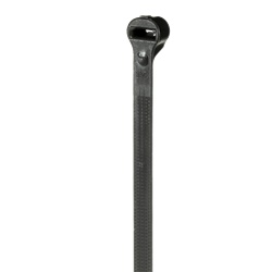 Fascetta fermacavi 2,3x92 mm nera in polipropilene UV resistente per uso interno ed esterno