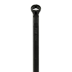 Fascetta fermacavi 186mm 30LB resistente UV nera per uso interno ed esterno