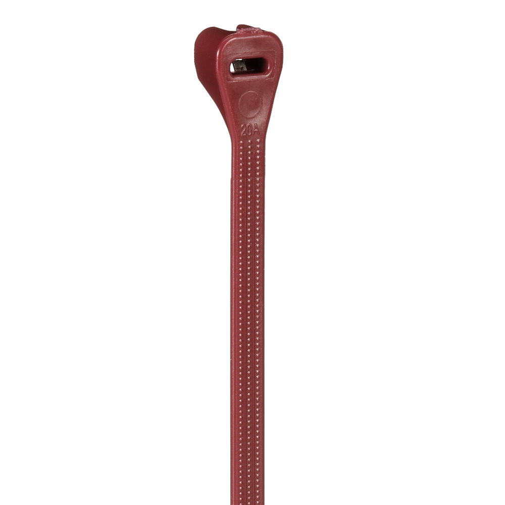 Fascetta fermacavi ECTFE 92mm 18LB resistenza 150°C colore marrone industriale