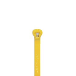 Fascette fissaggio nylon giallo 3,6x140 mm 40 lb per applicazioni elettriche professionali