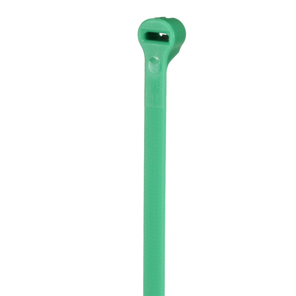 Fascetta stringicavo nylon verde 295mm resistenza 50lb uso interno certificata MIL-SPEC