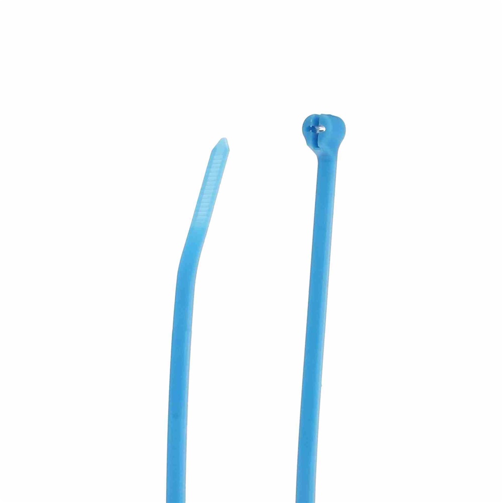 Fascetta fermacavi nylon 3,6x277mm blu resistenza 40lb uso interno