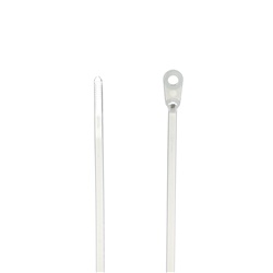 Fascetta fermacavi nylon naturale 152mm 40lb foro montaggio uso interno