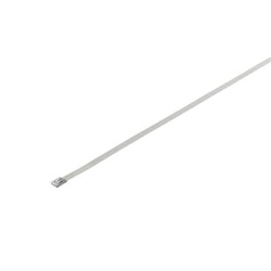 Fascetta in acciaio inox 304 4,6x1000 mm resistente alte temperature per applicazioni elettriche