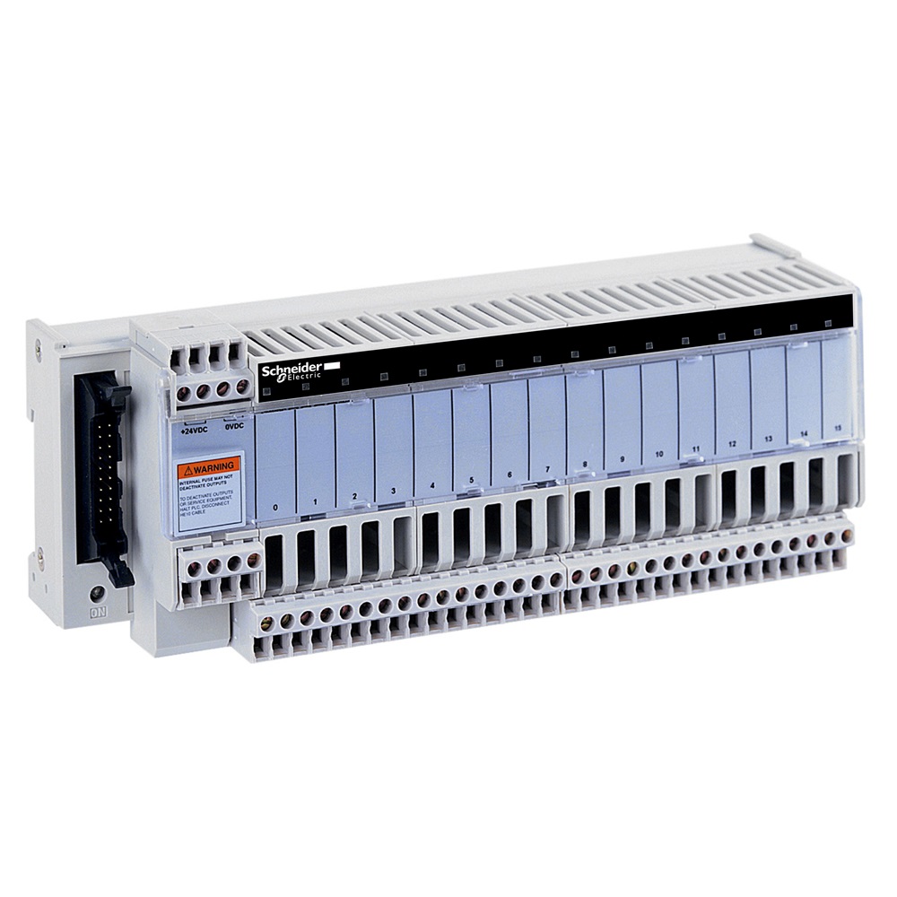 Sottobase - Relè di output a stato solido saldato ABE7 - 16 input - 230 V CA