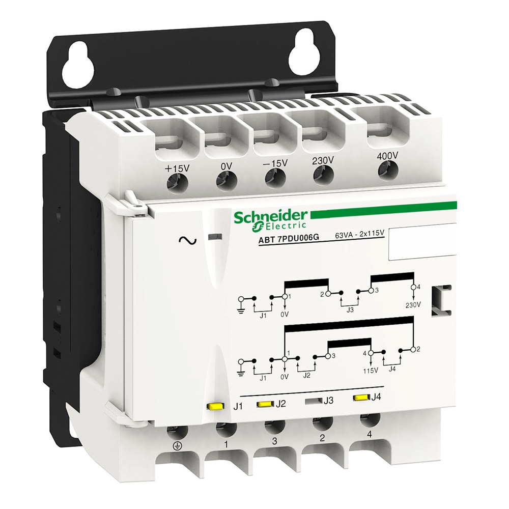 Trasformatore con montaggio a pannello Schneider Electric, primario 215V ac, 230V ac, 245V ac, 385V ac, 400V ac, 415V ac