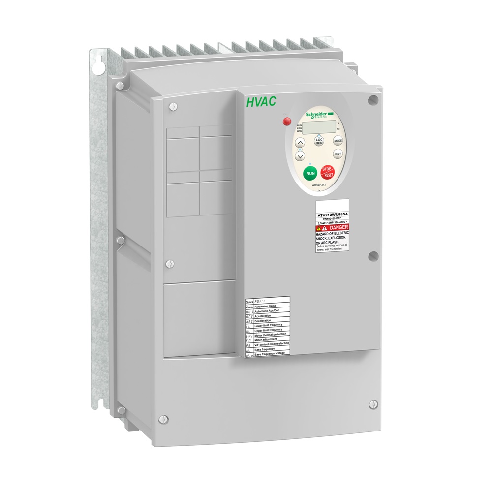 Variatore di velocità ATV212 - 3 kW - 480 V - trifase - EMC classe C2 - IP55