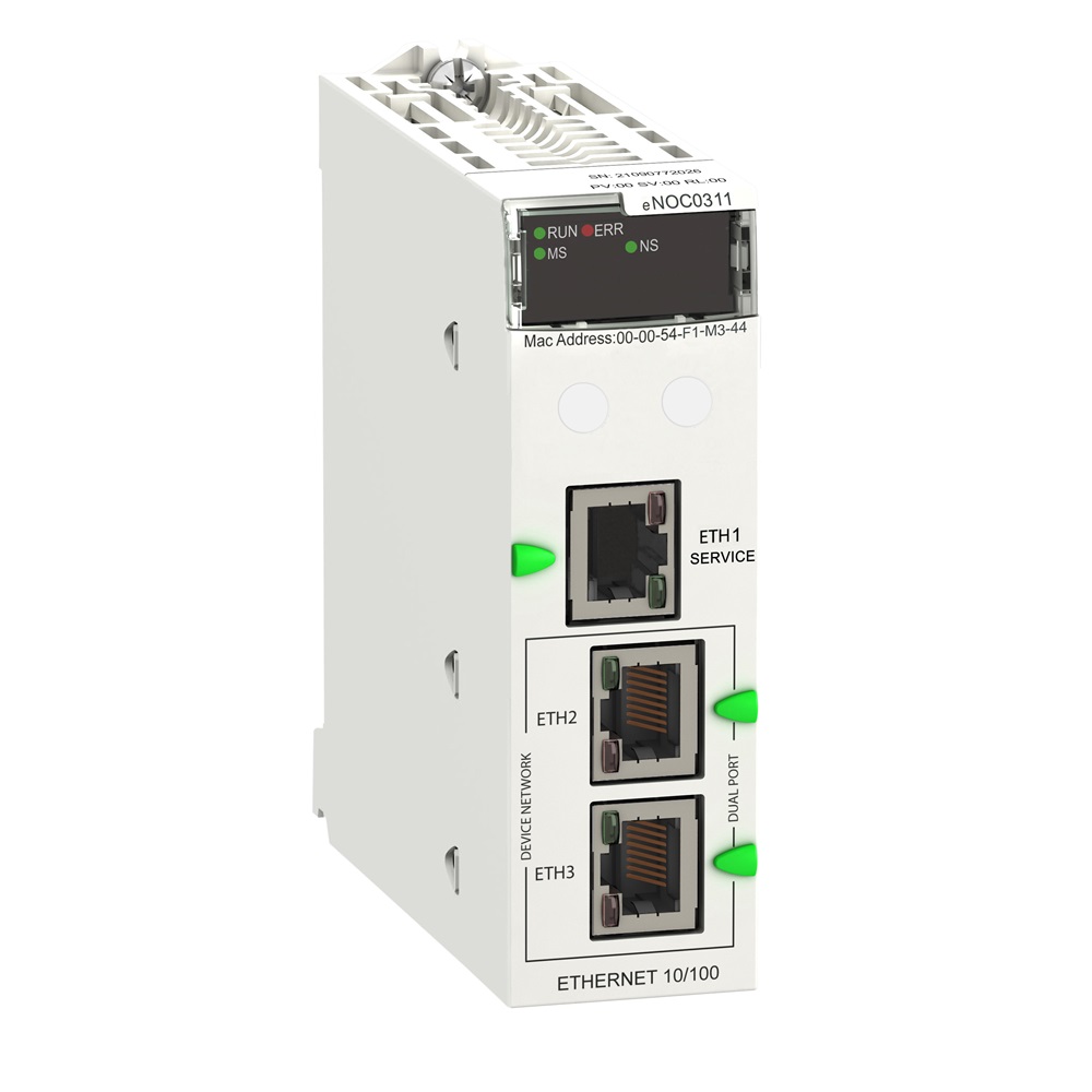 Modulo Ethernet FactoryCast 3 porte M580