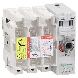 Corpo int. sez. con fusibile TeSys GS2G - 3 poli - 63A - DIN A2, A3