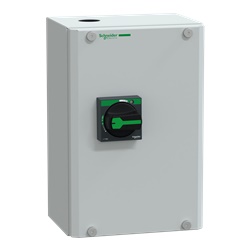 Contenitore TeSys GV3 per TeSys GV3P/L - manovra nera - IP65