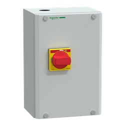 Contenitore TeSys GV3 per GV3P/L - manovra rossa - IP65