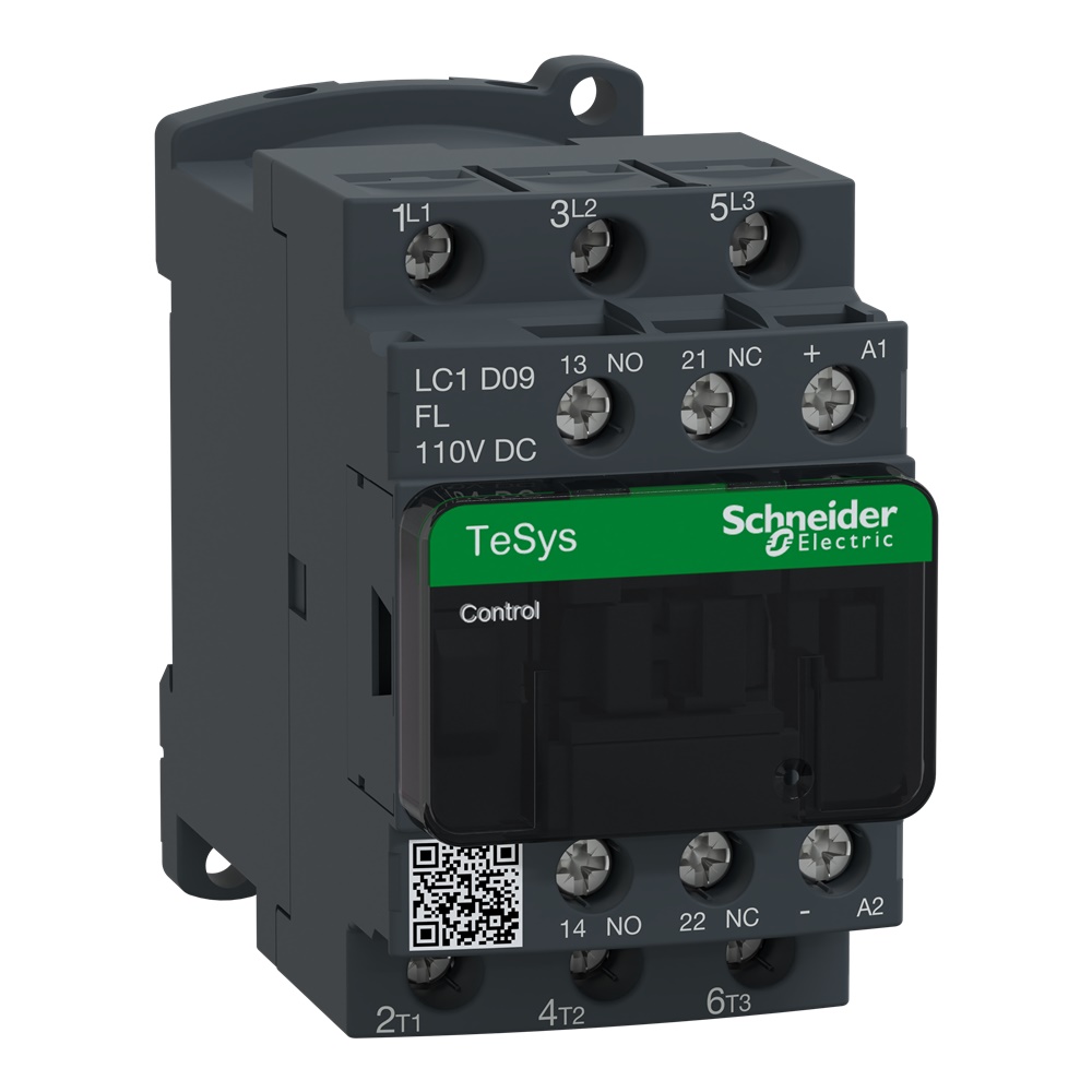Contattore TeSys LC1D - 3 poli - AC3 440V 9 A - 110 V CC