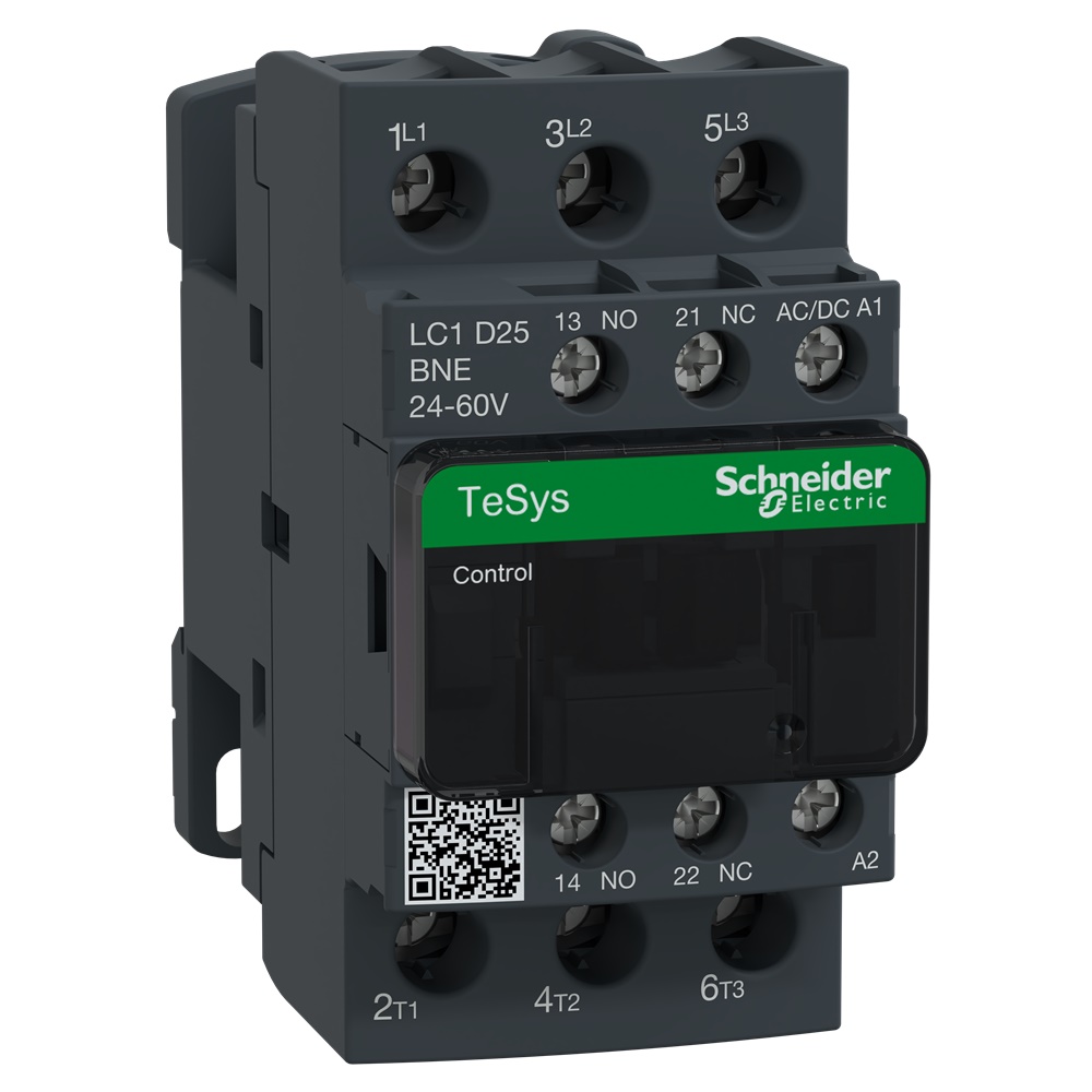 TeSys D Green contattore - 3P - <= 440 V - 25 A AC-3 - 24...60 V AC/DC