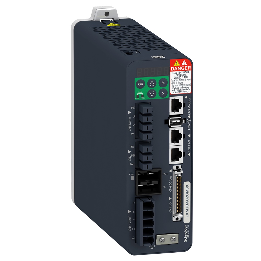Servo Drive AC Lexium28 CanOpen CanMotion  2KW  1~/3~, 200/230 Vac