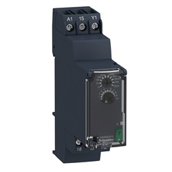 Relè temporizzato bifunzione - 0.05s…300h - 24…240V AC/DC - 1NC/NO