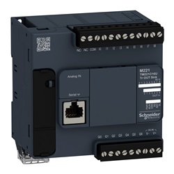 Controllore 9IN 7OUT transistor NPN 24VDC M221