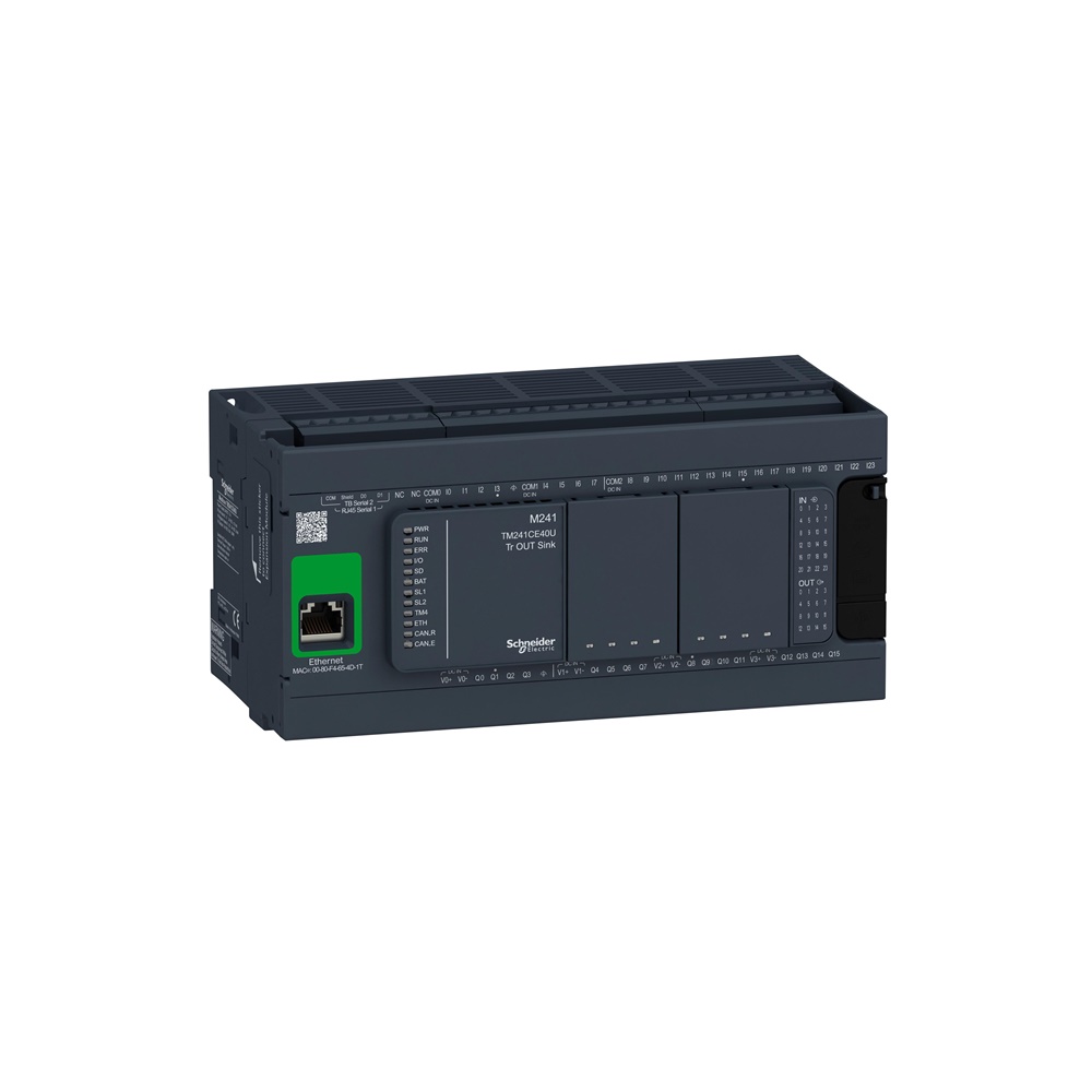 Controllore 24IN 16OUT transistor NPN Ethernet M241