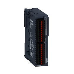 Modulo 16 uscite transistor NPN molla TM3