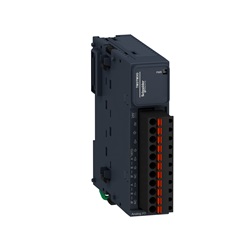 Modulo 2 ingressi temperatura 1 uscita analogica molla TM3