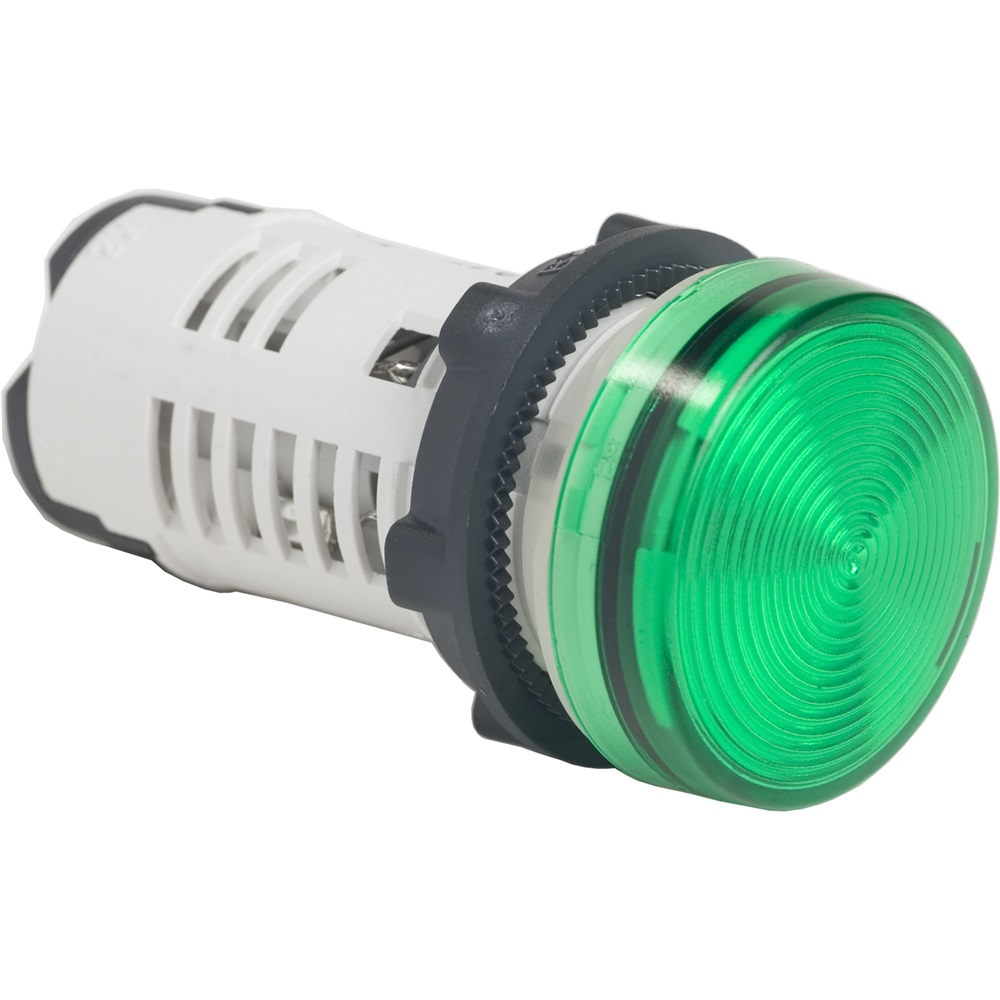 Lampada spia - LED - verde - 120 V