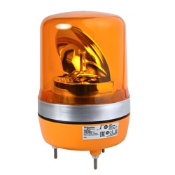 Dispositivo a luce rotante 106mm arancio 24 VAC/VDC