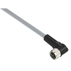 PVC FEMM M8 3 PIN 90G
