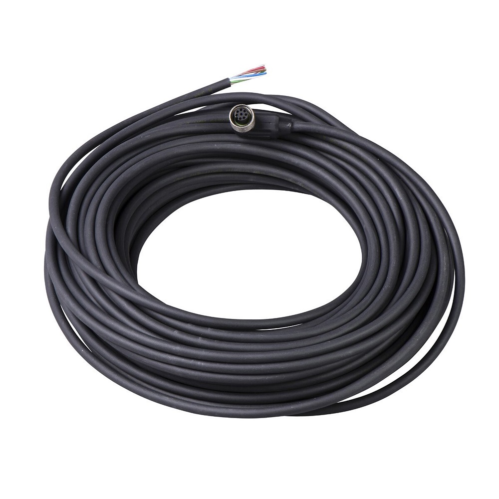 CONN M12 FEMM 90 8 POLI - 25M