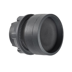 Testa pulsante Ø22 - ad impulso - nera - incassata - senza marcatura