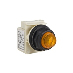 Lampada spia ambra 28V Ø30