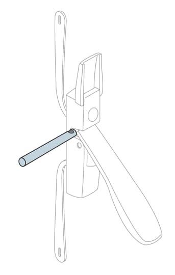 Accessorio lucchettabile per maniglia, sicurezza impianti elettrici