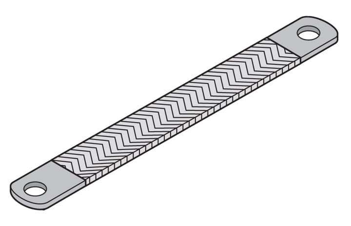 Cavi messa terra 5x25mm² lunghezza 200mm impianti elettrici