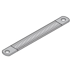 Cavi messa terra 5x25mm² lunghezza 200mm impianti elettrici