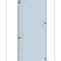 Piastra fondo robusta 1400x1200mm per quadri elettrici