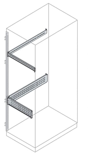 Crosspieces montaggio accessori piastra 1000mm industriale