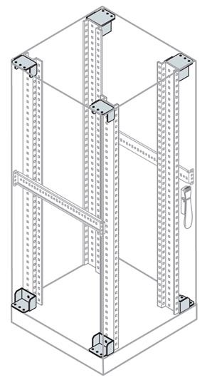 N  4 STAFF. DI MONT. RACK FIX. L 60