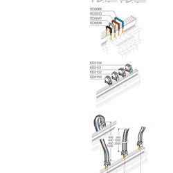 Busbar cover Unifix L 36 moduli protezione e isolamento n.2 pezzi