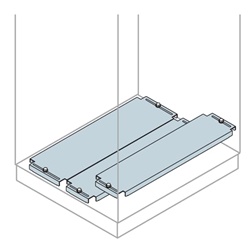 Flangia componibile cavi 400x1000mm per quadri elettrici industriali