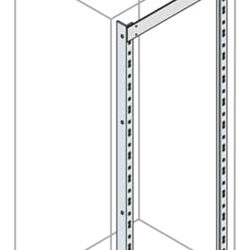 Telaio rack 19 pollici 47HE 2200x800 mm automazione industriale
