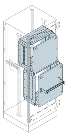Cubicolo celle DIN 200x600 mm struttura modulare automazione industriale