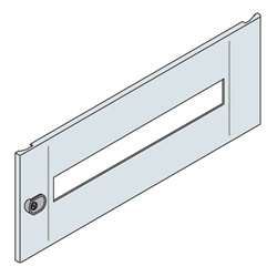 Pannello frontale modulare 18 mod DIN 200x600 mm per quadri elettrici